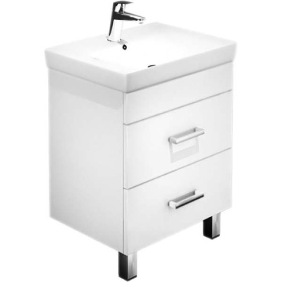 Тумба с раковиной Iddis Custo 55 Белая