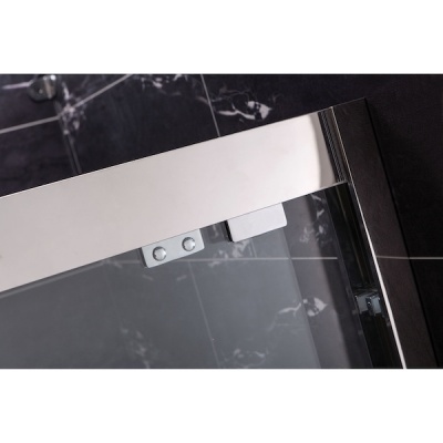 Душевой уголок Royal Bath RB-L-2011-1200-8R 120х80 без поддона профиль Хром стекло прозрачное