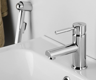 Смеситель для раковины WasserKRAFT Main 4108 с гигиеническим душем Хром