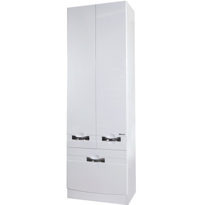 Шкаф пенал Bellezza Абрис 60 Белый