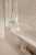 Шторка на ванну Jacob Delafon Bain Douche Malice 95x150 E6D069-GA Хром стекло прозрачное