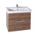 Тумба под раковину АСБ-мебель Анкона 60 9755 подвесная Дуб