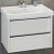 Тумба с раковиной Comforty Дублин 75 4137103 подвесная Белый глянец