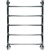 Водяной полотенцесушитель Ника Quadro Л90 60x40 Хром