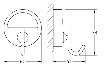 Крючок FBS Luxia 001 Хром