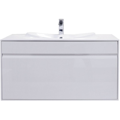 Тумба под раковину Roca Laks 100 подвесная ZRU9302797 Белая