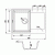 Кухонная мойка Kaiser KMM-5068-Bl-S Black Silver