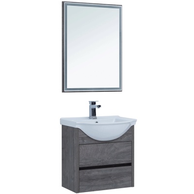 Комплект мебели для ванной Aquanet Сидней 60 244672 подвесной Дуб рошелье