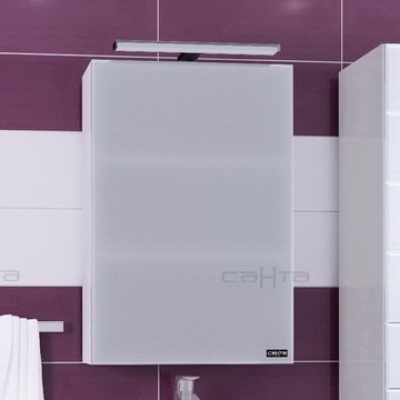 Зеркальный шкаф СанТа Стандарт 45 Белый