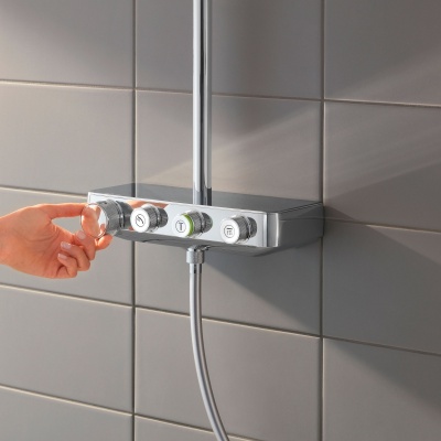 Душевая система Grohe SmartControl 26507000 с термостатом Хром
