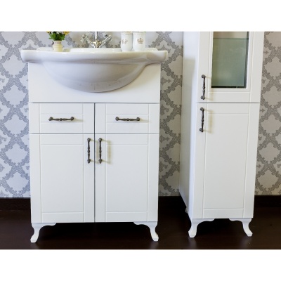 Тумба с раковиной Sanflor Глория 65 С000005709 Серая