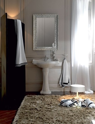 Раковина Kerasan Retro 69 1046 Белая с одним отверстием под смеситель