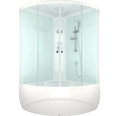 Душевая кабина Domani-Spa Vitality High 120x120 DS01V1212HWM00 профиль Белый задние стенки Белые