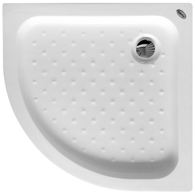 Акриловый поддон для душа Gemy 90х90х16 радиальный Белый