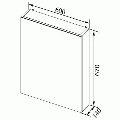 Комплект мебели для ванной Aquanet Порто 60 196676 подвесной Белый