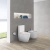 Унитаз компакт Sanitana Coral S10063823300000+S10064066600000+S80006562600000 с бачком и сиденьем Микролифт