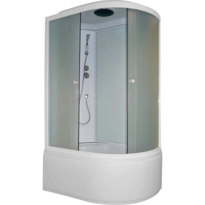 Душевая кабина Parly Bianco Эконом EB120L(N) 120х215 профиль Сатин стекло матовое