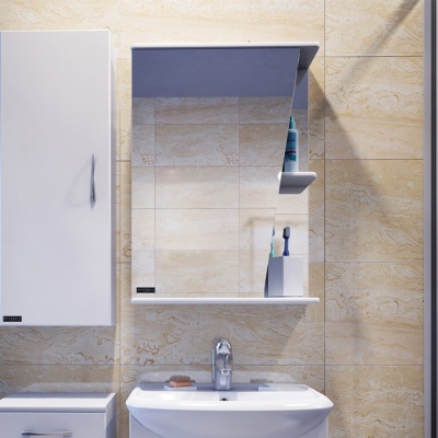 Зеркальный шкаф СанТа Акцент 50 L Белый