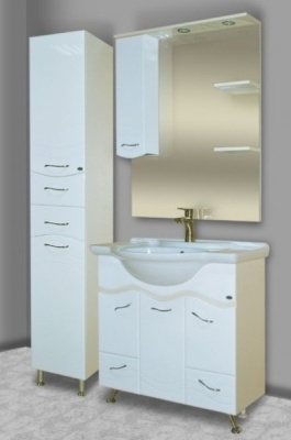 Тумба c раковиной Bellezza Мари 75 Белая