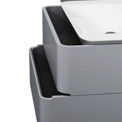 Тумба под раковину AM.PM Sensation 80 M30FHX0802FG подвесная Серый шелк