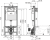 Инсталляция Alcaplast Sadromodul AM101/1120+M71 для унитаза со смывным бачком с клавишей смыва