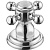 Переключатель потоков Kludi Adlon 518480520 Хром