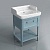 Тумба под раковину Kerama Marazzi Provence 60 1 ящик, 1 полка Синяя