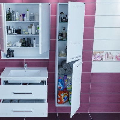 Шкаф пенал СанТа Вегас 40 526006 Белый