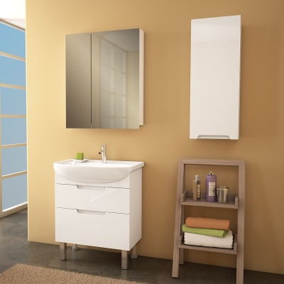 Тумба под раковину Dreja David 65 99.0702 Белый глянец