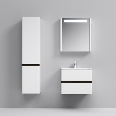 Тумба под раковину AM.PM Bliss D 60 M55FHX0602VF подвесная Белая Венге