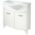 Тумба под раковину Какса-А Классик-Д 80 004067 Белая Серебро