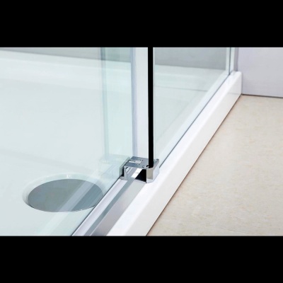 Душевая дверь Black&White Stellar Wind S218-1000х1950 профиль Хром стекло прозрачное