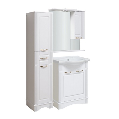 Мебель для ванной Runo Леон 60 Белая