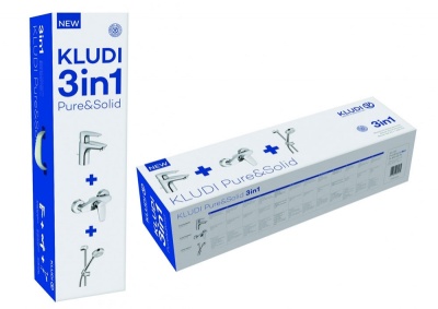 Комплект смесителей Kludi Pure&Solid 348490575 Хром
