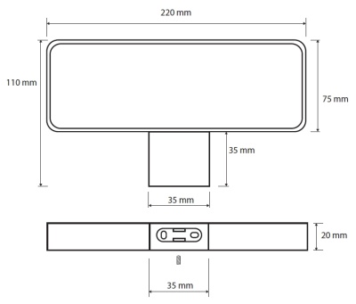 Полотенцедержатель Bemeta Nero 135004060 Черный матовый