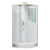 Душевая кабина Aquanet Passion R 90x90 радиальная профиль Серебро задняя стенка Белый матовый