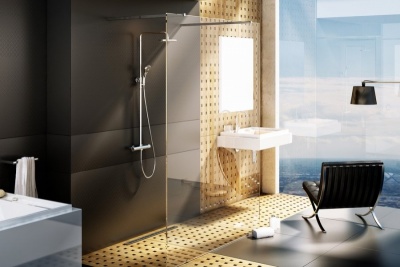 Душевая перегородка Ravak Walk-In Free ST 1300x2000 GW9FJ0C00Z1 профиль Хром стекло Transparent