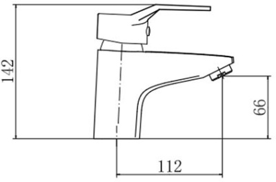 Смеситель для раковины Fashun A1063 Хром