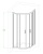 Душевой уголок Royal Bath HKD 100х100 RB 100 HKD-C без поддона профиль Белый стекло матовое