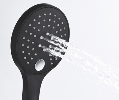 Ручной душ WasserKRAFT A078 круглый Черный