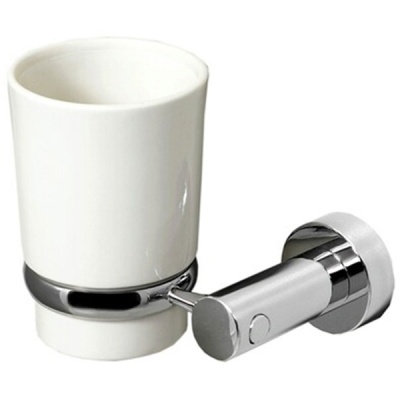 Стакан для зубных щеток WasserKRAFT K-28228 Хром Белый
