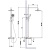 Душевая система Timo Lotta Thermo SX-2610 White Хром