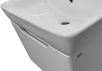 Тумба под раковину Dreja Tiny 50 99.0901 подвесная Белый глянец