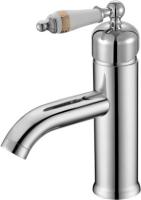 Смеситель для раковины Artik Perse 9055 Хром Белый