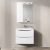 Зеркало со шкафом BelBagno MARINO-SPC-800/750-1A-BL-P-L 80 с подсветкой Bianco Lucido