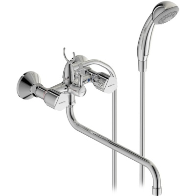 Смеситель для ванны Vidima Eco BA163AA универсальный Хром