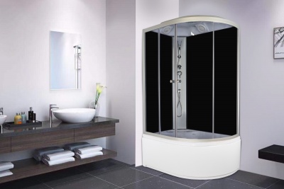 Душевая кабина Parly Classic Эконом EC120L 120х215 профиль Сатин стекло тонированное