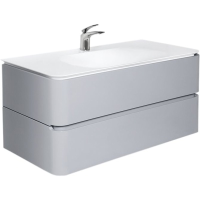 Тумба под раковину AM.PM Sensation 100 M30FHX1002FG подвесная Серый шелк