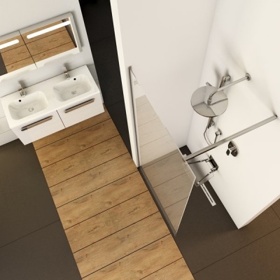 Душевая перегородка Ravak Walk-In Wall ST 1500x2000 GW9WP0C00Z1 профиль Хром стекло Transparent
