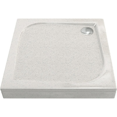 Душевой поддон из искусственного камня Good Door Квадро 100x100 ЛП00028 Бежевый